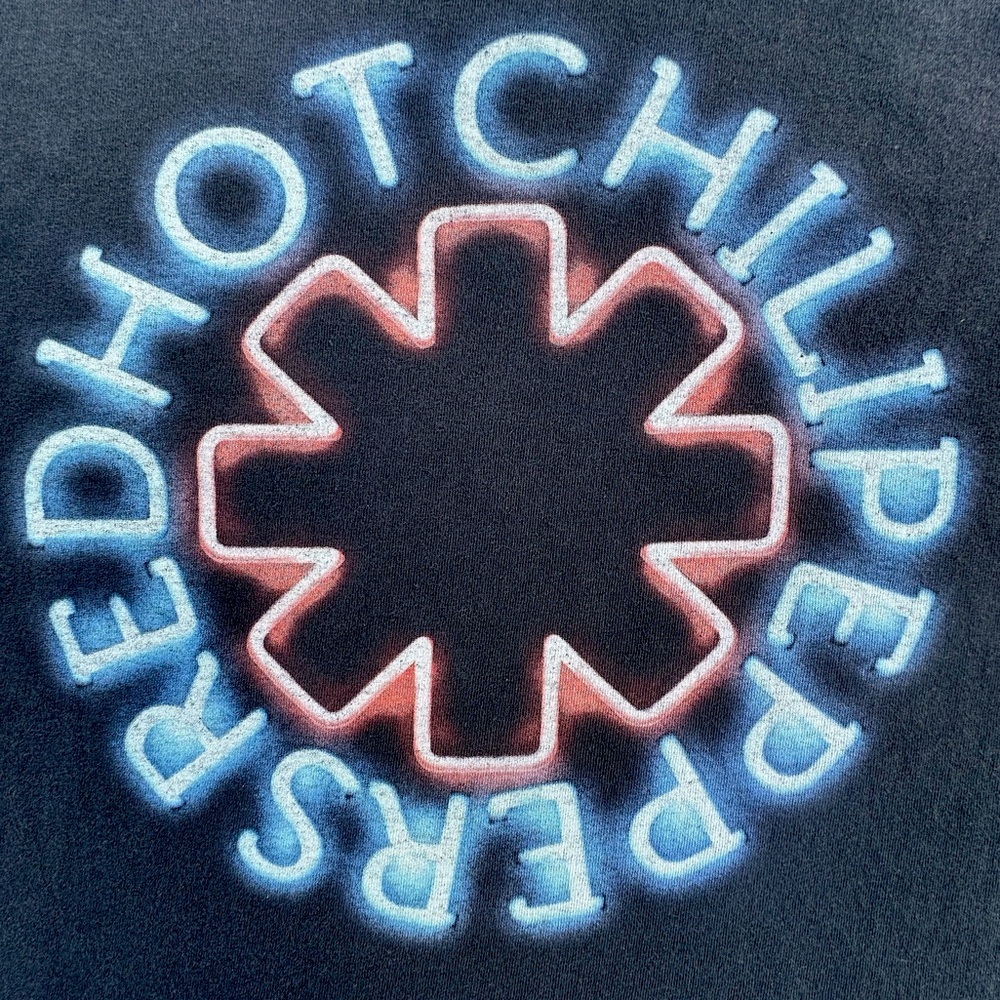 Red Hot Chili Peppers Neon Sign Logo T-Shirt